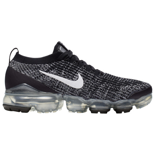 Nike Womens Nike Air VaporMax Flyknit 3 - Womens Shoes Black/White/Mtlc Silver Size 08.0 | Footaction