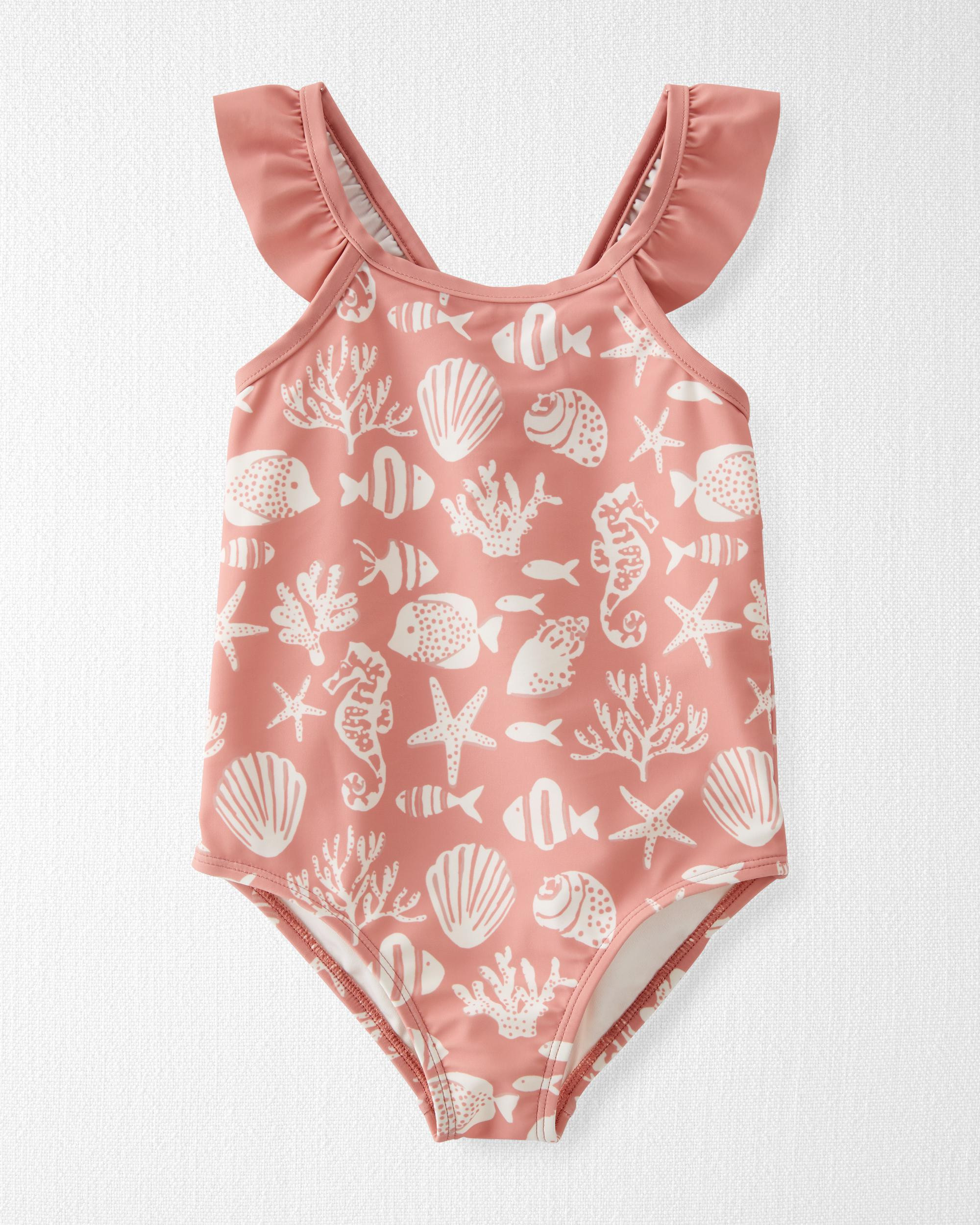 Toddler Seashell Print Recycled Swimsuit | Carter's