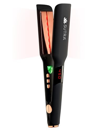 Sutra Professional IR2 Flat Iron, 1.5" - Ionic Infrared Hair Straightener with Adjustable Temperature, Auto Shut-Off & Swivel Cord - Straight Iron for Straightening Hair | Amazon (US)