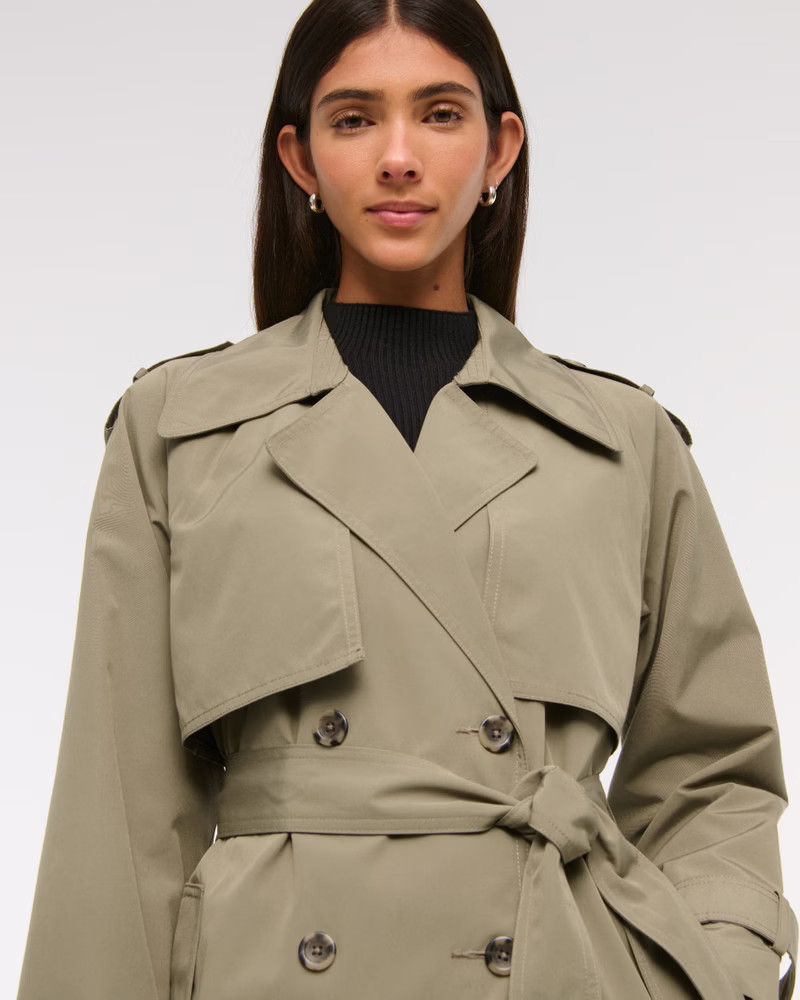 Full-Length Trench Coat | Abercrombie & Fitch (UK)