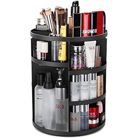 360 Rotating Makeup Organizer - Adjustable Shelf Height and Fully Rotatable. The Perfect Cosmetic Or | Amazon (US)