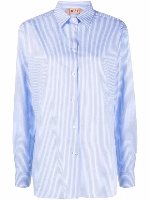 striped long-sleeve shirt | Farfetch (US)