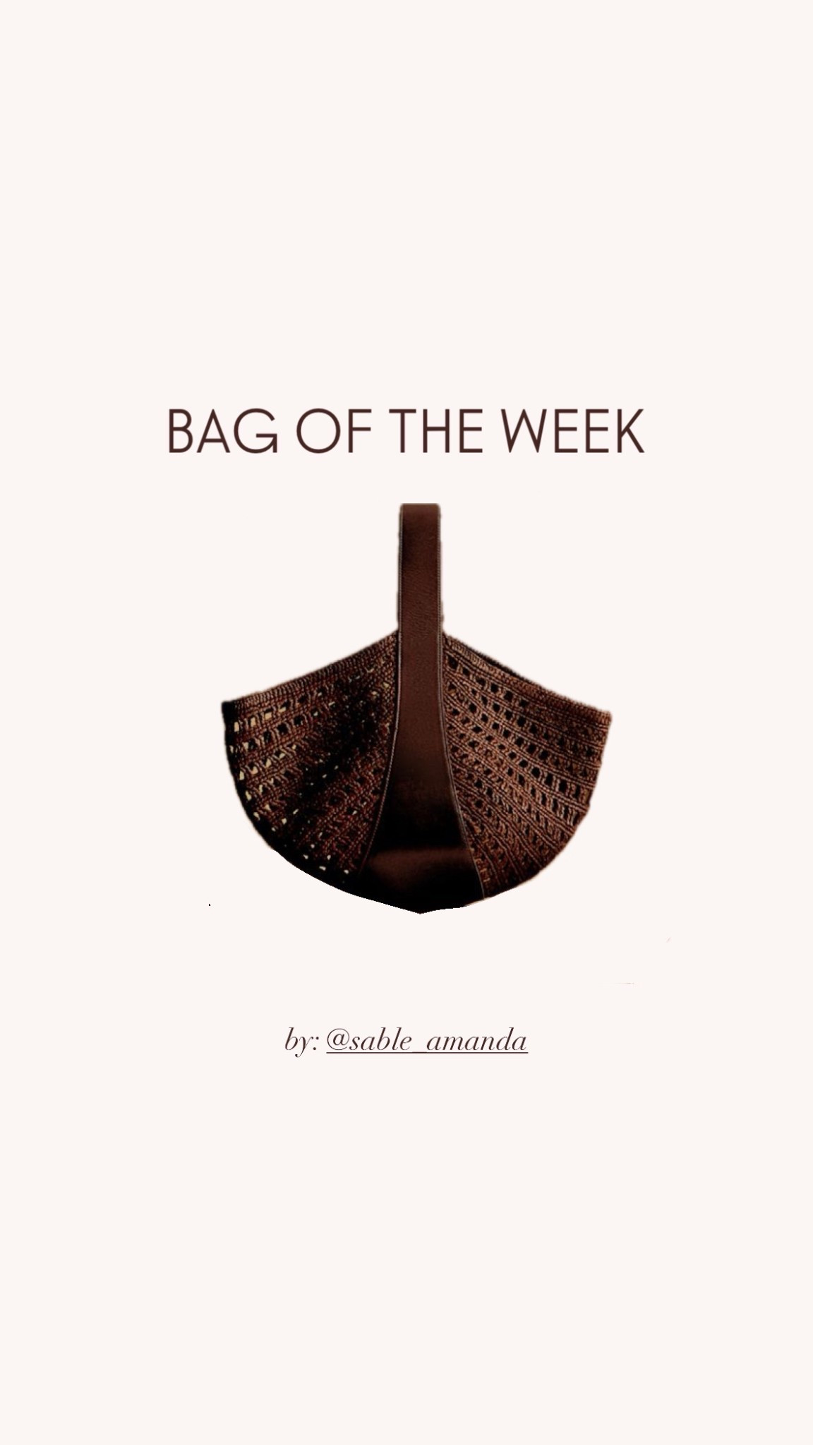 Itbag of the week: this beautiful chocolate brown woven raffia handbag with a leather handle in a unique shape - who doesn’t love feeling like they have something unique? 🤎

#LTKStyleTip #LTKItBag