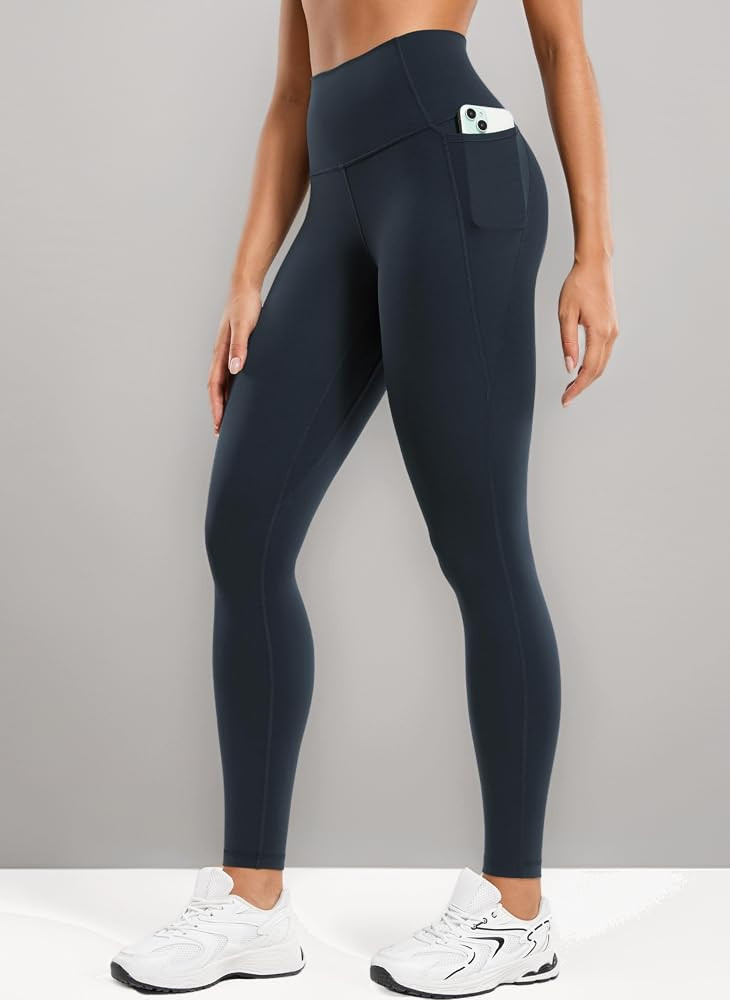 CRZ YOGA Women's Butterluxe 28'' Gym Leggings with Pockets - High Waisted Workout Sport Buttery S... | Amazon (UK)