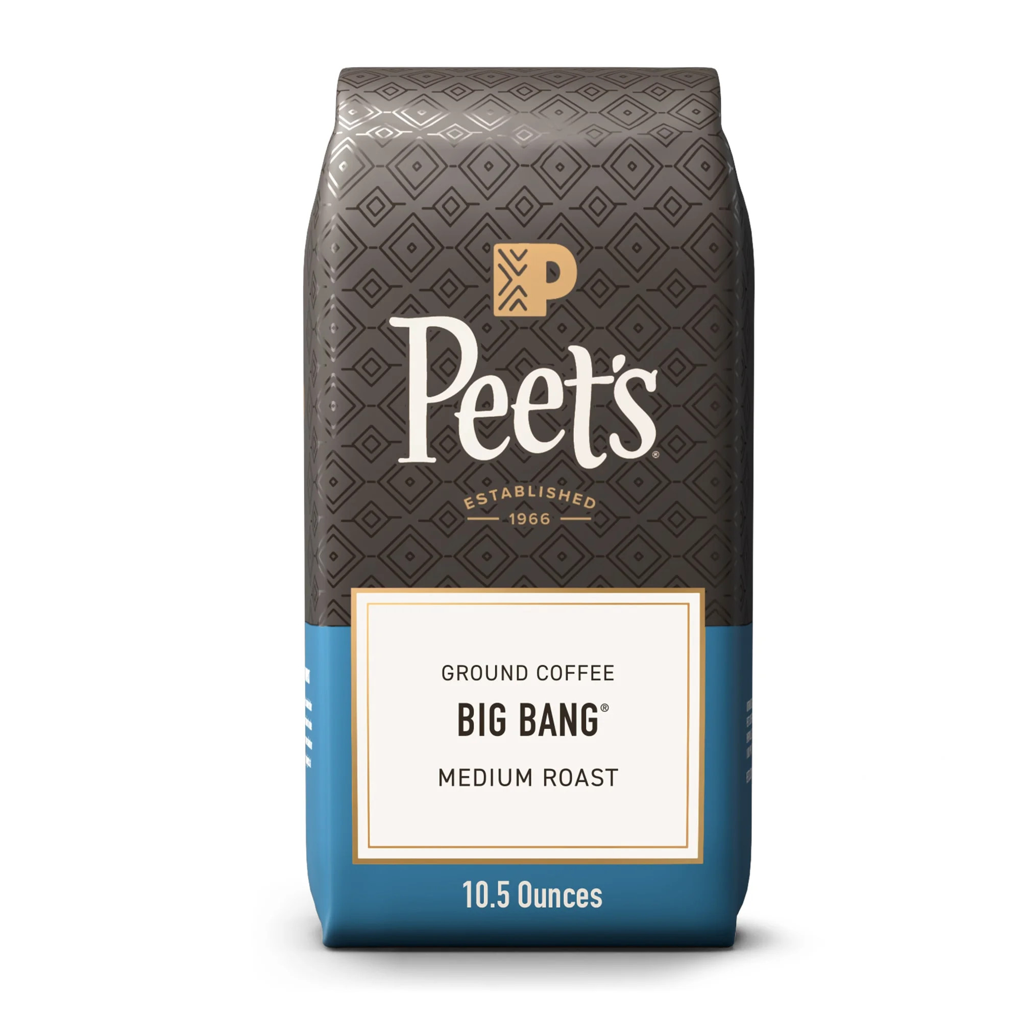 Peet's Coffee Big Bang Premium Medium Roast Ground Coffee, Arabica, 10.5 oz | Walmart (US)
