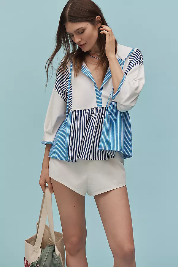 By Anthropologie Half-Sleeve Swing Top | Anthropologie (US)