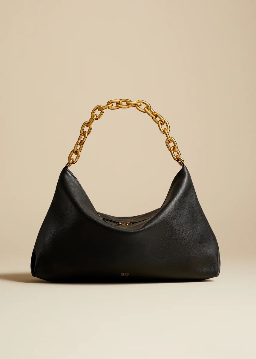 The Clara Bag in Black Leather | Khaite