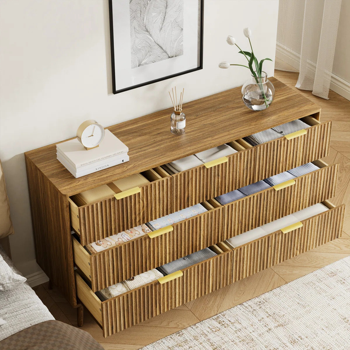 3-Piece Bedroom Set (1 Dresser + 2 Nightstands) | Wayfair North America