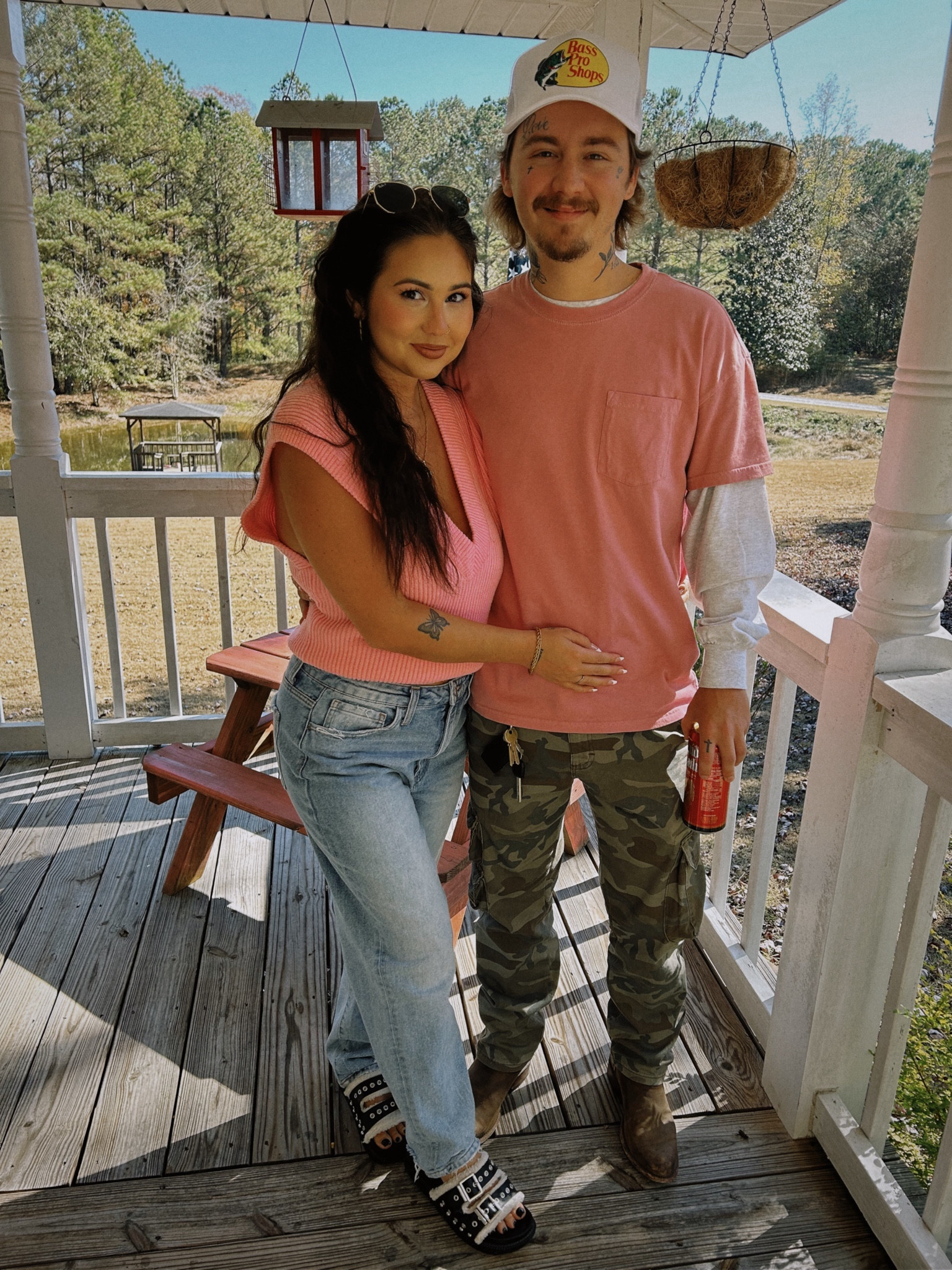 gender reveal ootd with Mr Webb 🎀🧚🩷🌷💖🫶🏼🌸🩰 
Team Pink Gender Reveal 