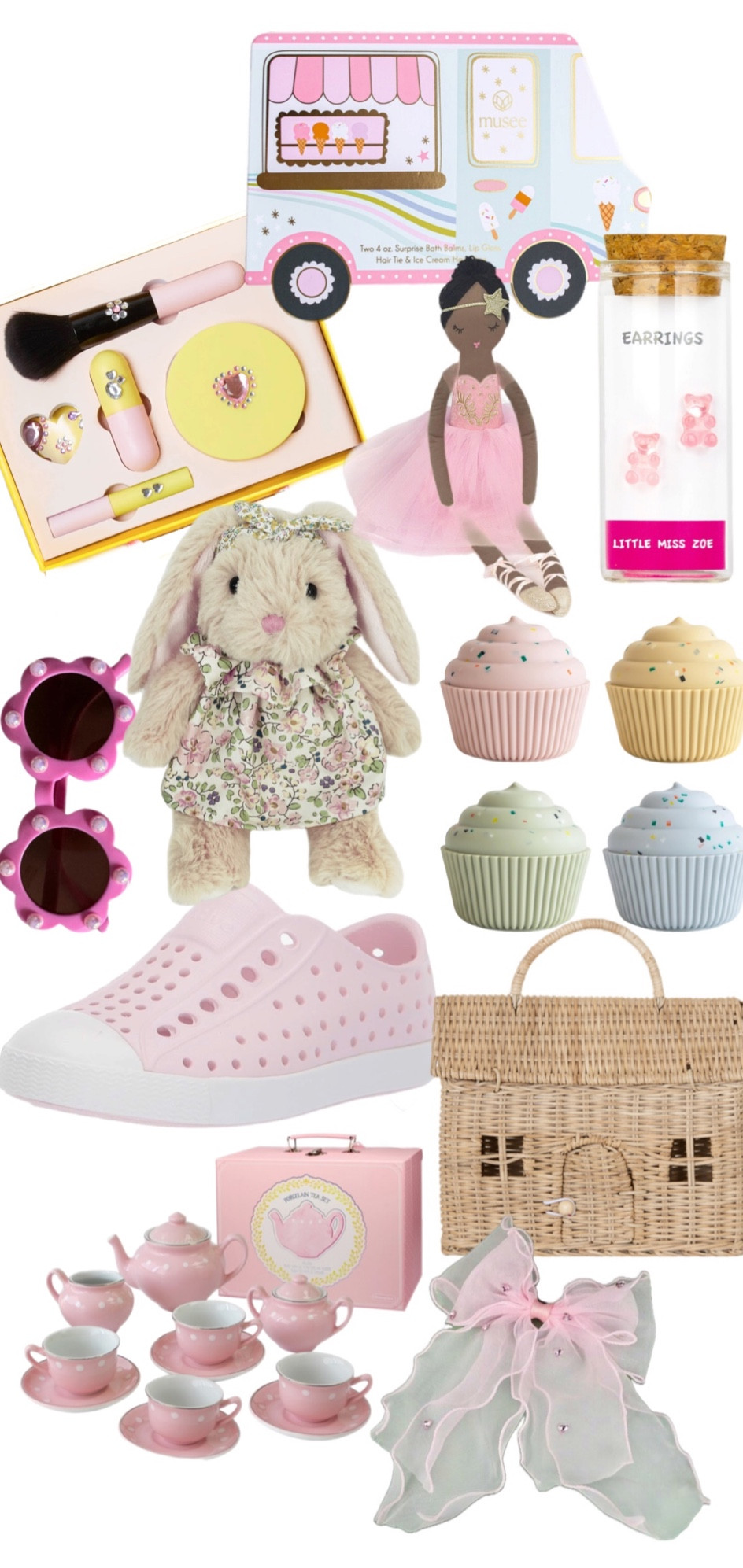 Sweet Easter basket ideas for a little girl! I’m obsessed with all of the little touches from makeup to a cute clutch and gummy bear earrings! 

#LTKSeasonal #LTKfindsunder50 #LTKkids