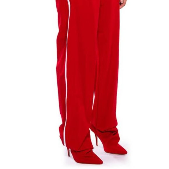 AZALEA WANG " THE ULTIMATE TRACKER " PANT BOOT IN  RED ( BRAND NEW !!!! ) | Poshmark