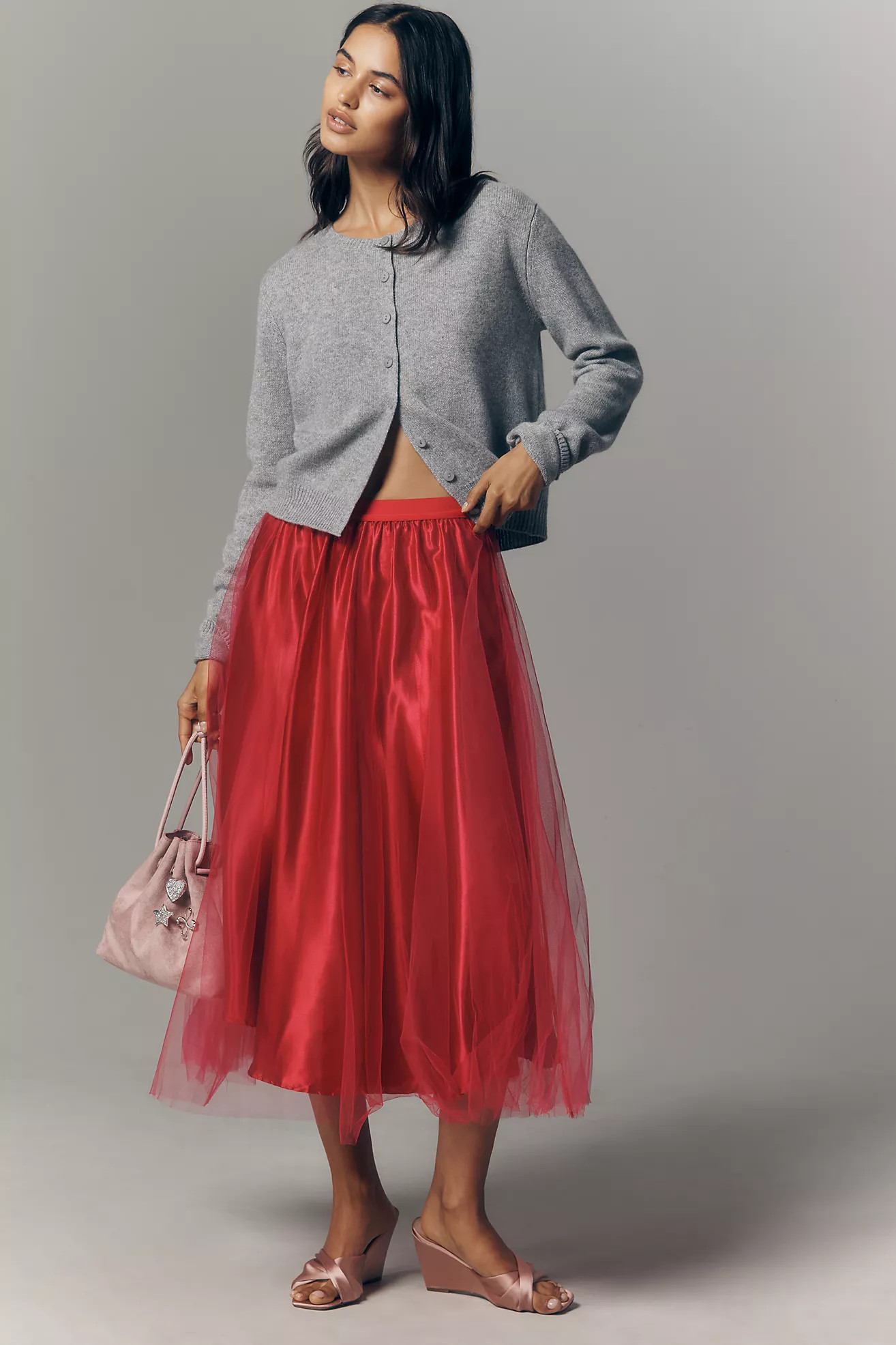 Reformation Clara Cashmere Crew Cardigan Sweater | Anthropologie (US)