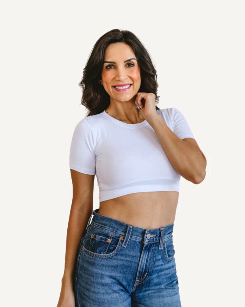 Crew Neck Boyfriend Halftee | Half Tee