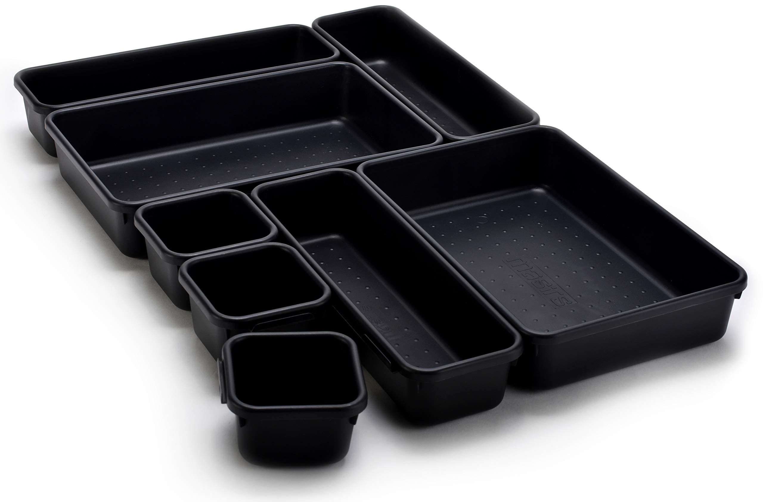 Masirs Interlocking Drawer Organizer Bins, Durable Plastic, Various Sizes for Custom Layout Desig... | Amazon (US)