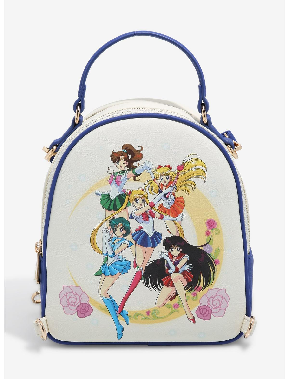 Pretty Guardian Sailor Moon Sailor Guardians & Black Moon Reversible Mini Backpack - BoxLunch Exc... | BoxLunch