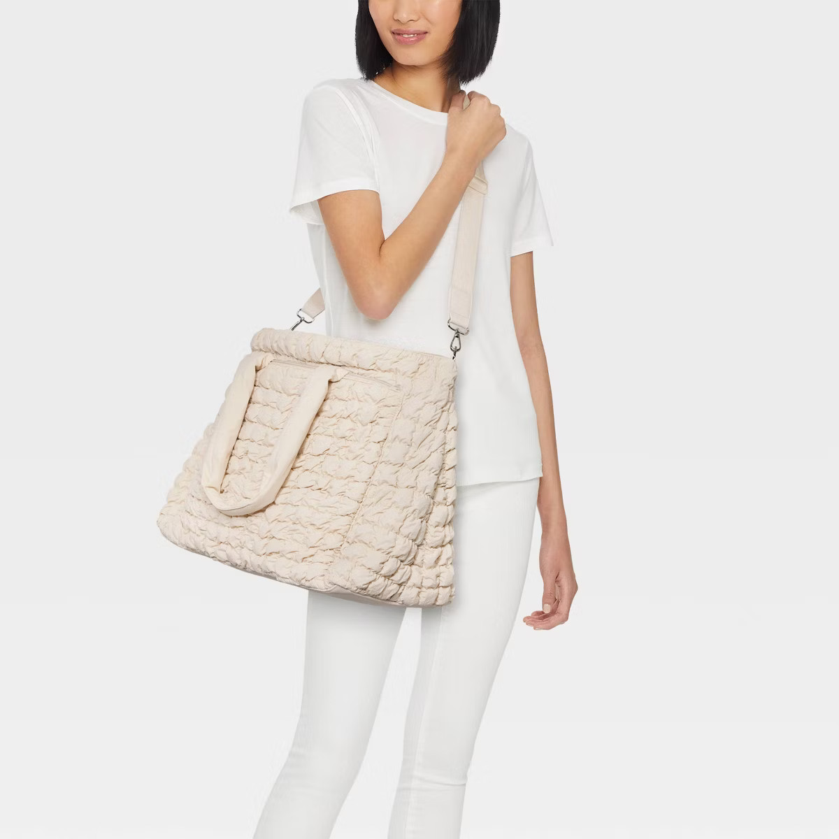 Soft Weekender Bag - A New Day™ Off-White | Target