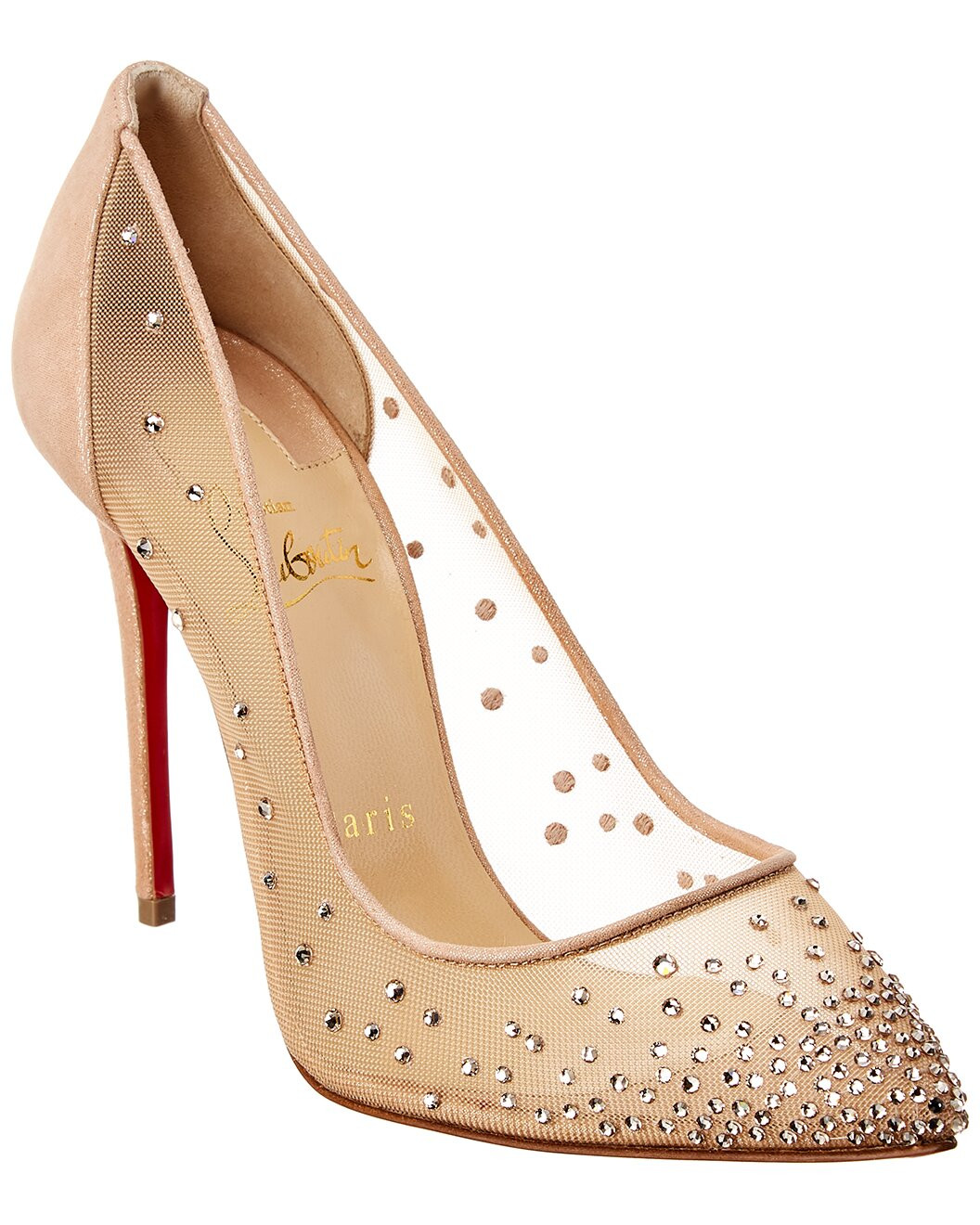 Follies Strass 100 Mesh Pump | Gilt & Gilt City