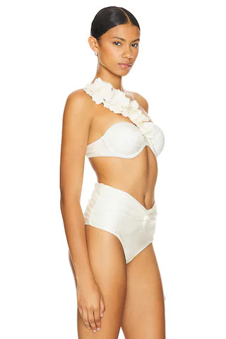 Orchid Bikini Top in Ivory | Revolve Clothing (Global)