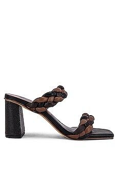 Dolce Vita Paily Heel in Espresso & Black from Revolve.com | Revolve Clothing (Global)