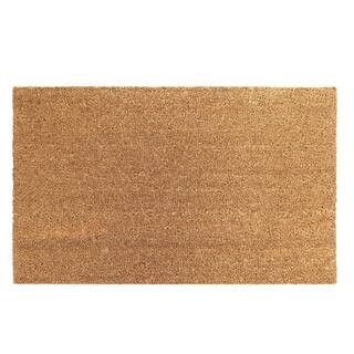 TrafficMaster Beige Natural 18 in. x 30 in. Coir Non-Slip Indoor Outdoor Door Mat 20815-1 - The H... | The Home Depot