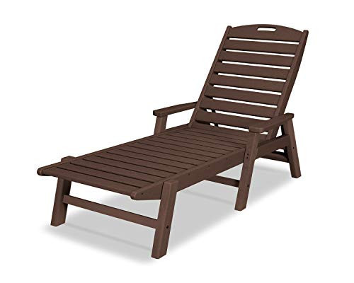 POLYWOOD NCC2280MA-P Nautical Arms Chaise, Mahogany | Amazon (US)