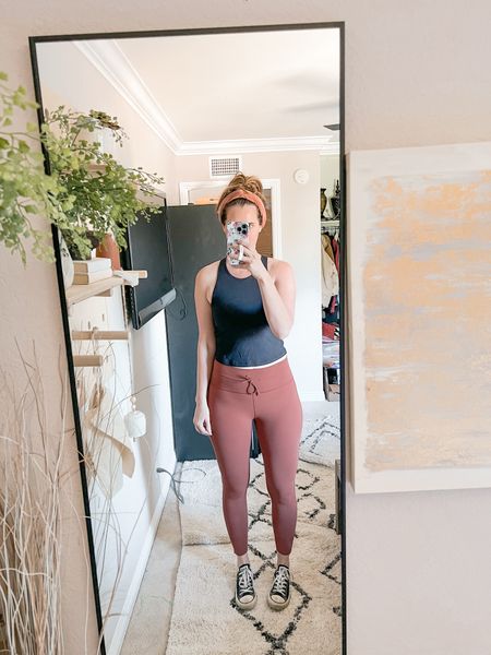 My favorite workout gear from vuori. These pants are the comfiest and I love this workout shirt for both working out and a casual outfit. 
Vuori Daily Legging- Size large
Vuori Mudra Plyo Tank-Size large
Converse- Classic Chuck- Size 9

#workoutoutfit #vuorilegginga #vuoriclothes #workoutgear #vuori 

#LTKunder50 #LTKstyletip #LTKfit