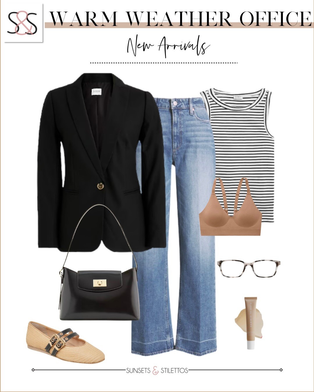 A blazer over a tank with wide leg jeans is a great spring work outfit! Perfect with flats! 

Sunsets and Stilettos, workwear, Mary Jane

#LTKWorkwear #LTKOver40 #LTKStyleTip
