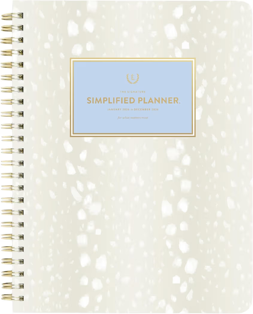 Simplified 12-Month Spiral Softcover Weekly Planner — Ivory Antelope — 2026 Calendar Year Org... | Amazon (US)