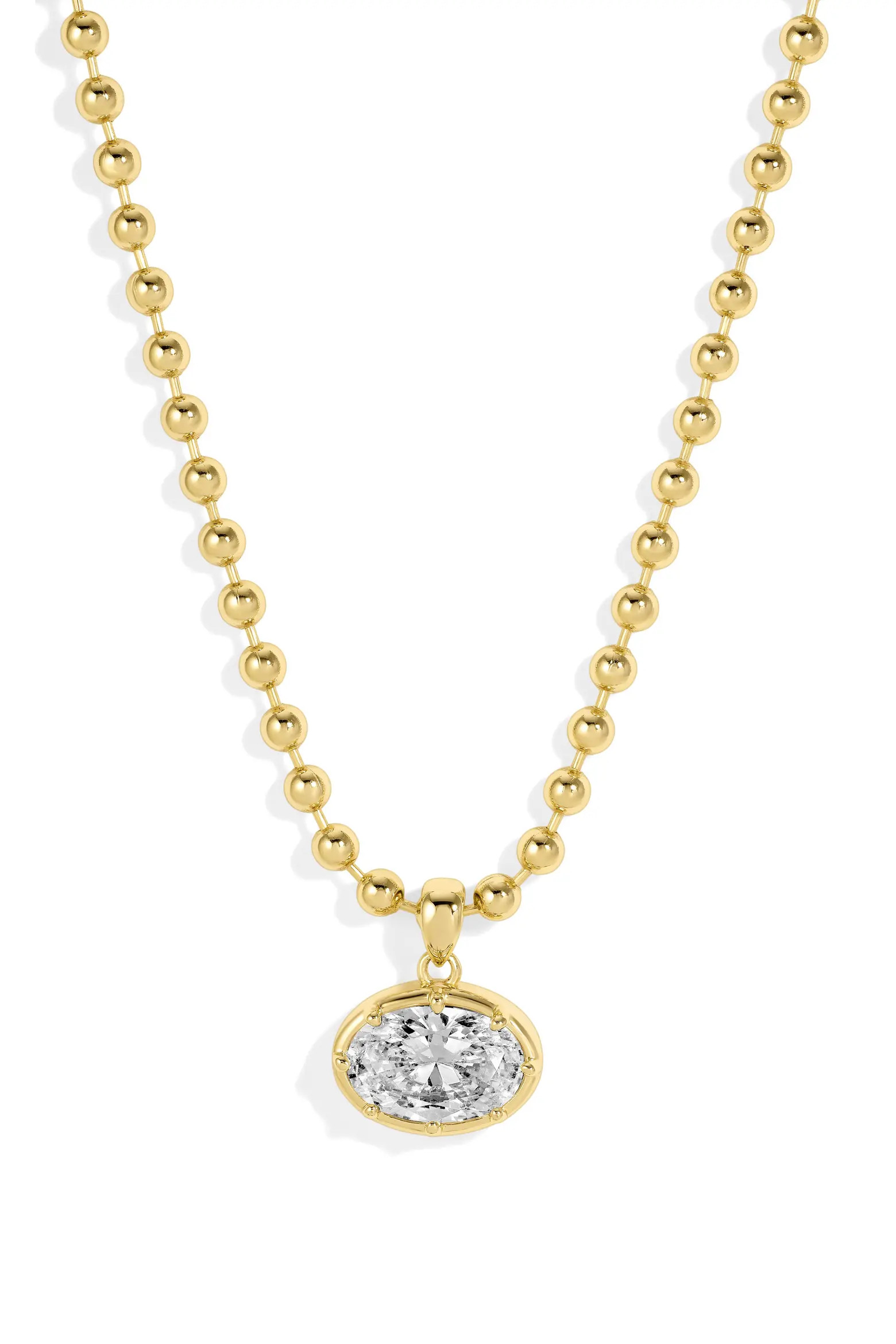 LILI CLASPE Cleo Oval Pendant Necklace (Women) | Nordstrom | Nordstrom