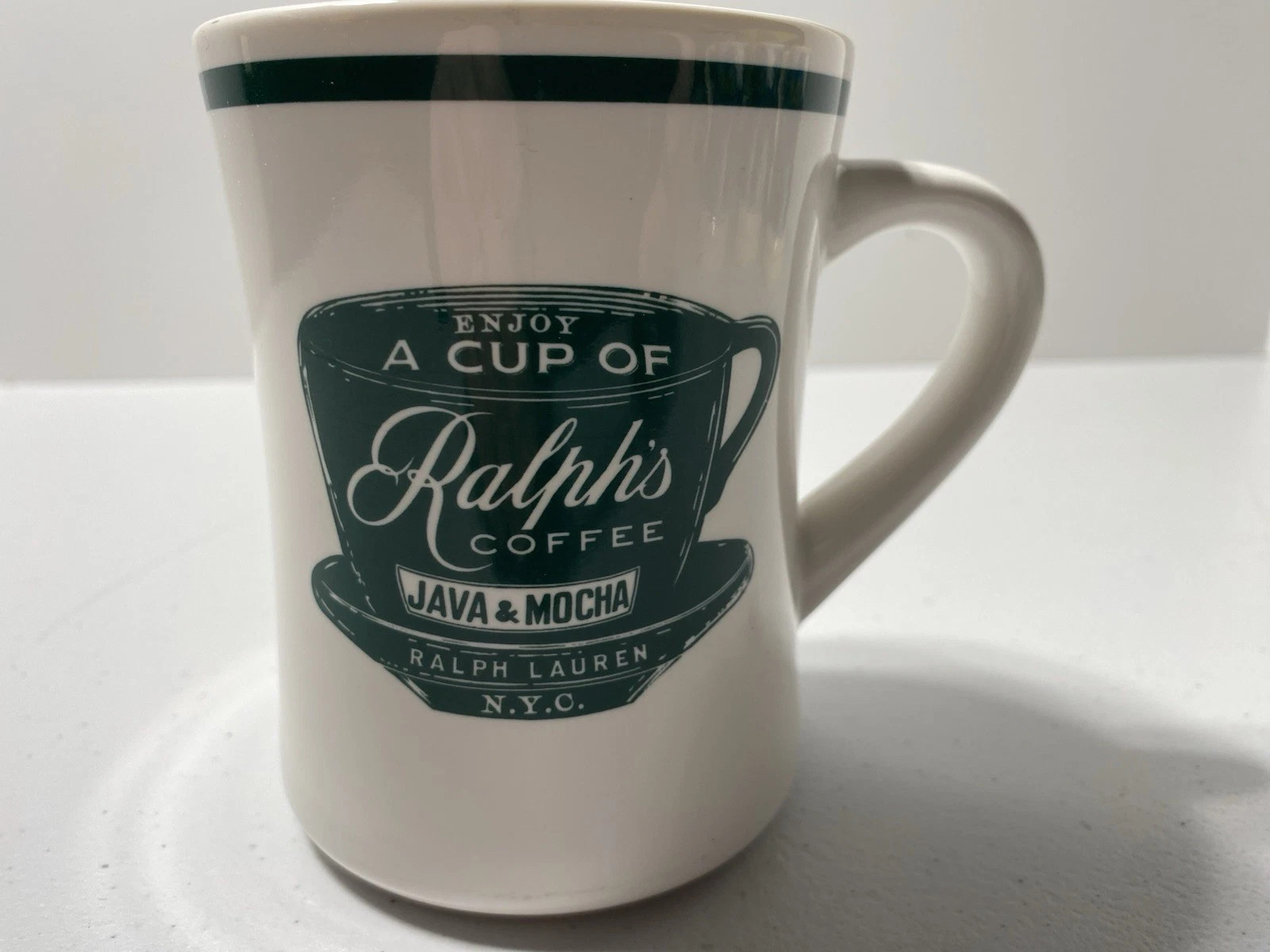 Ralph's Coffee Mug Ralph Lauren  12 Oz Cup Tea Hot Or Cold Beverages | eBay US