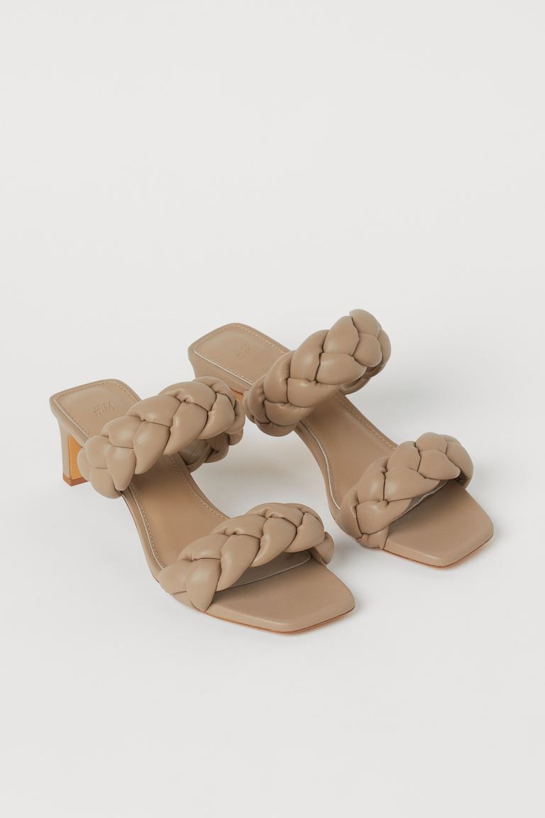 Braided Slip-in Sandals | H&M (US + CA)
