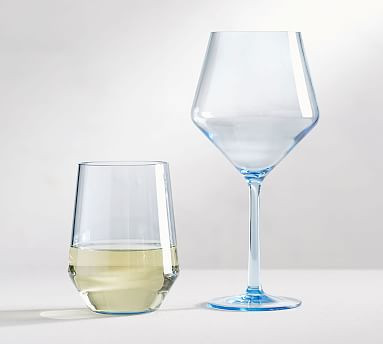 Happy Hour Acrylic Wine Glasses | Pottery Barn (US)