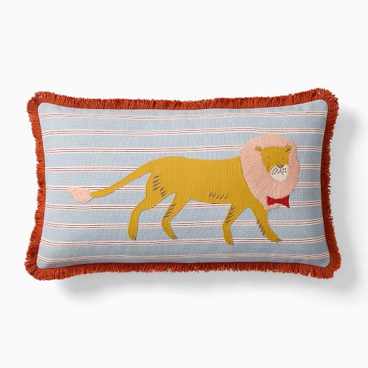 Animal Striped Pillow | West Elm (US)