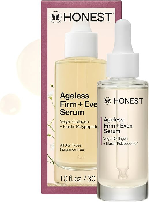 Honest Beauty Ageless Firm and Even Serum | Powered by Vegan Collagen and Elastin Polypeptides | ... | Amazon (US)