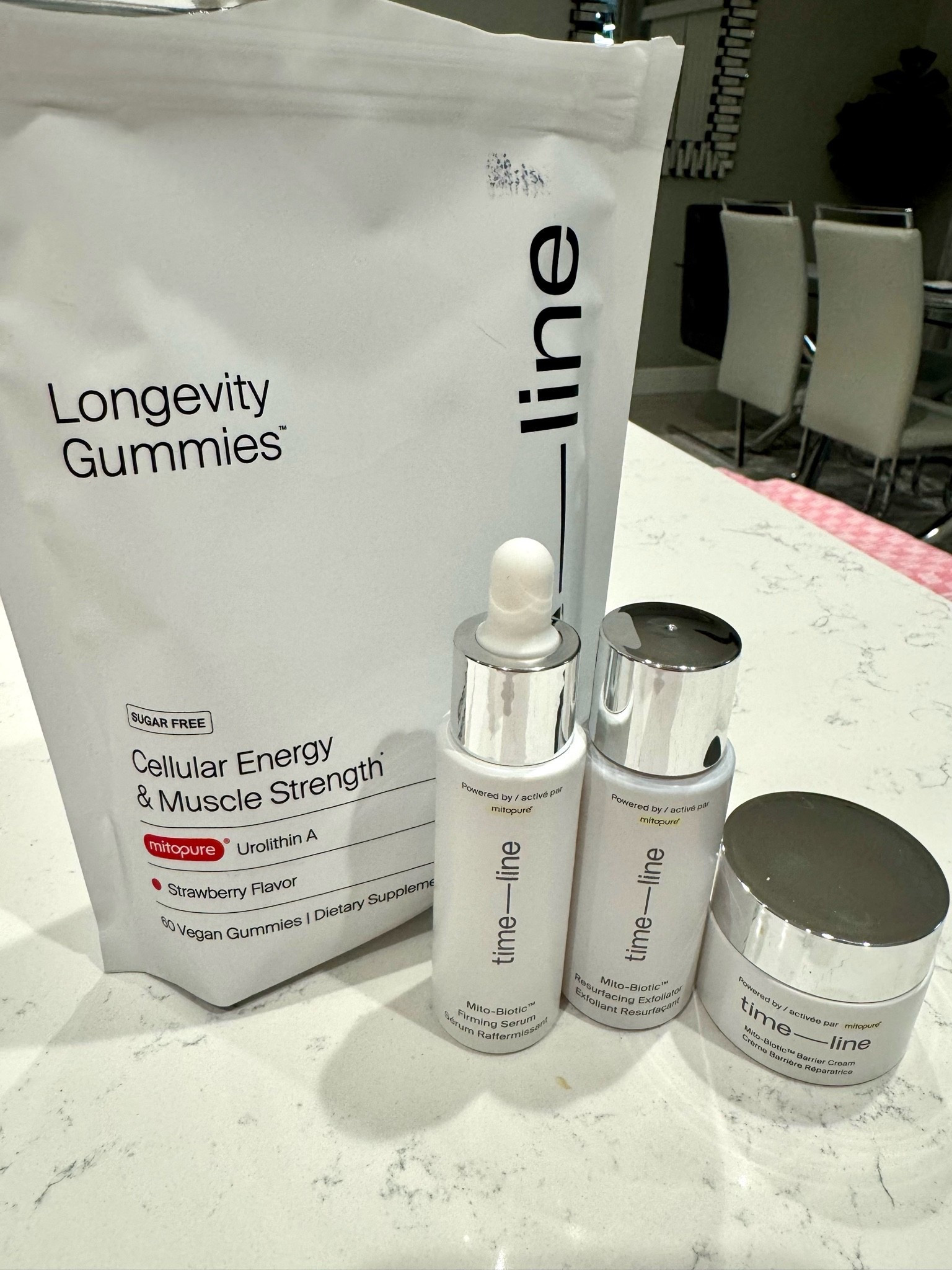 New favorites! 

Optimize your cellular health with Mitopure® by Timeline, the first and only Urolithin A supplement clinically-proven to target the root causes of aging.
Pair it with skincare for ultimate results from inside out!!! 
@Timeline 

#vitamins #supplements #welness
#beauty

#LTKmorningroutine #LTKselfcare #LTKBeauty