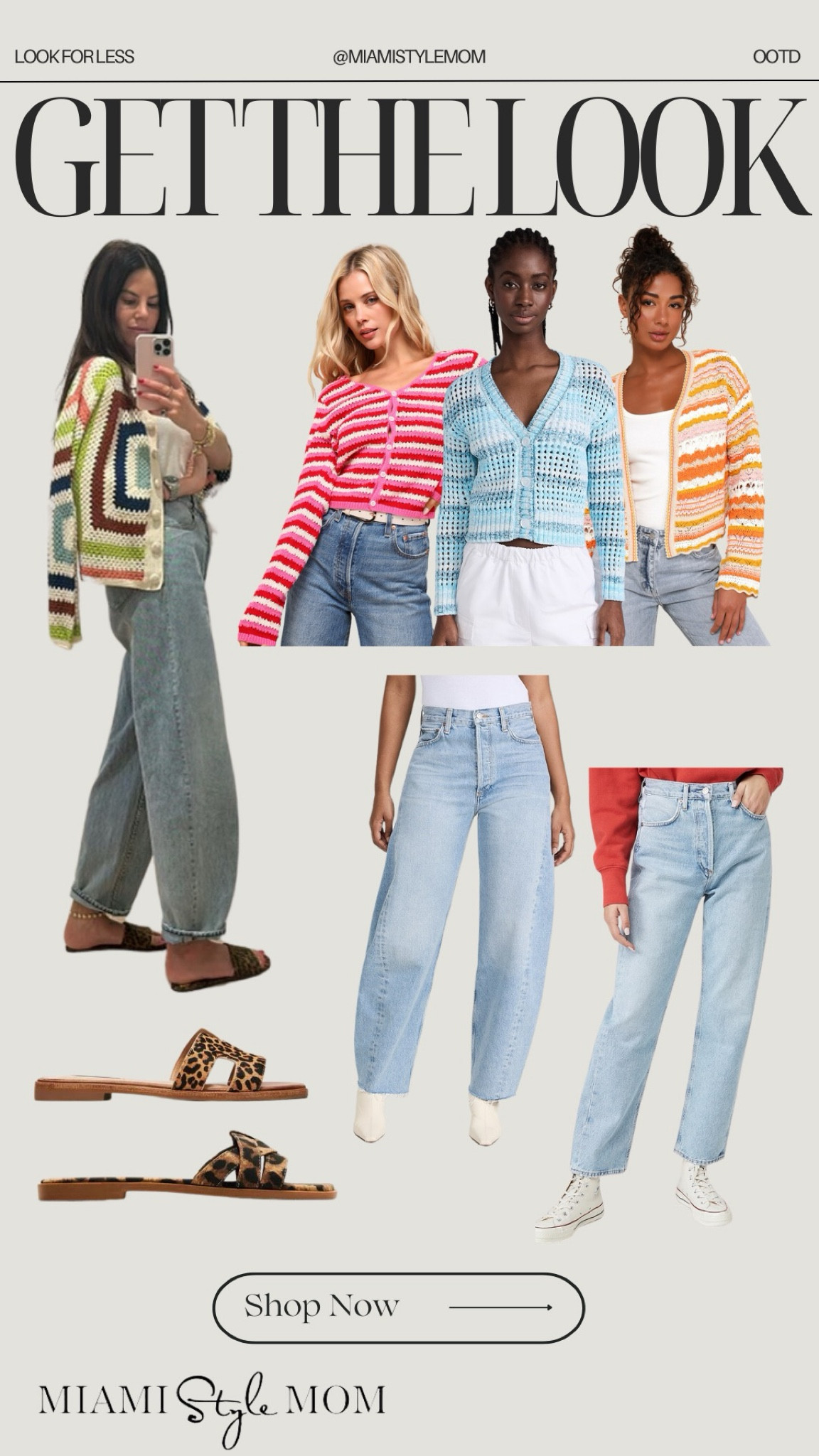 Get the look! 👀 

Summer outfit. Casual outfit. Crochet knit sweater. Light washed denim. Cheetah print sandals.

#LTKStyleTip #LTKShoeCrush #LTKSeasonal