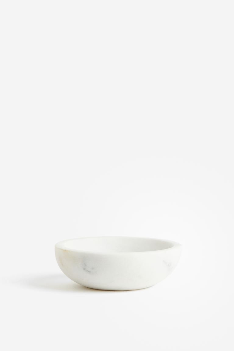 Marble Salt Bowl - White - Home All | H&M US | H&M (US + CA)