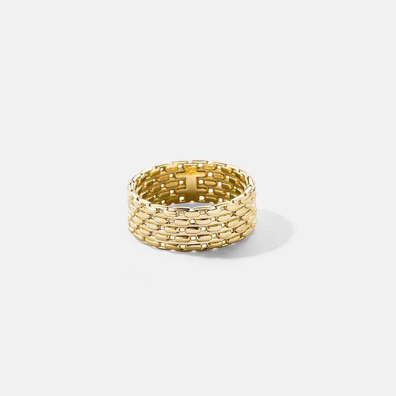 Woven Cigar Band Ring | Victoria Emerson