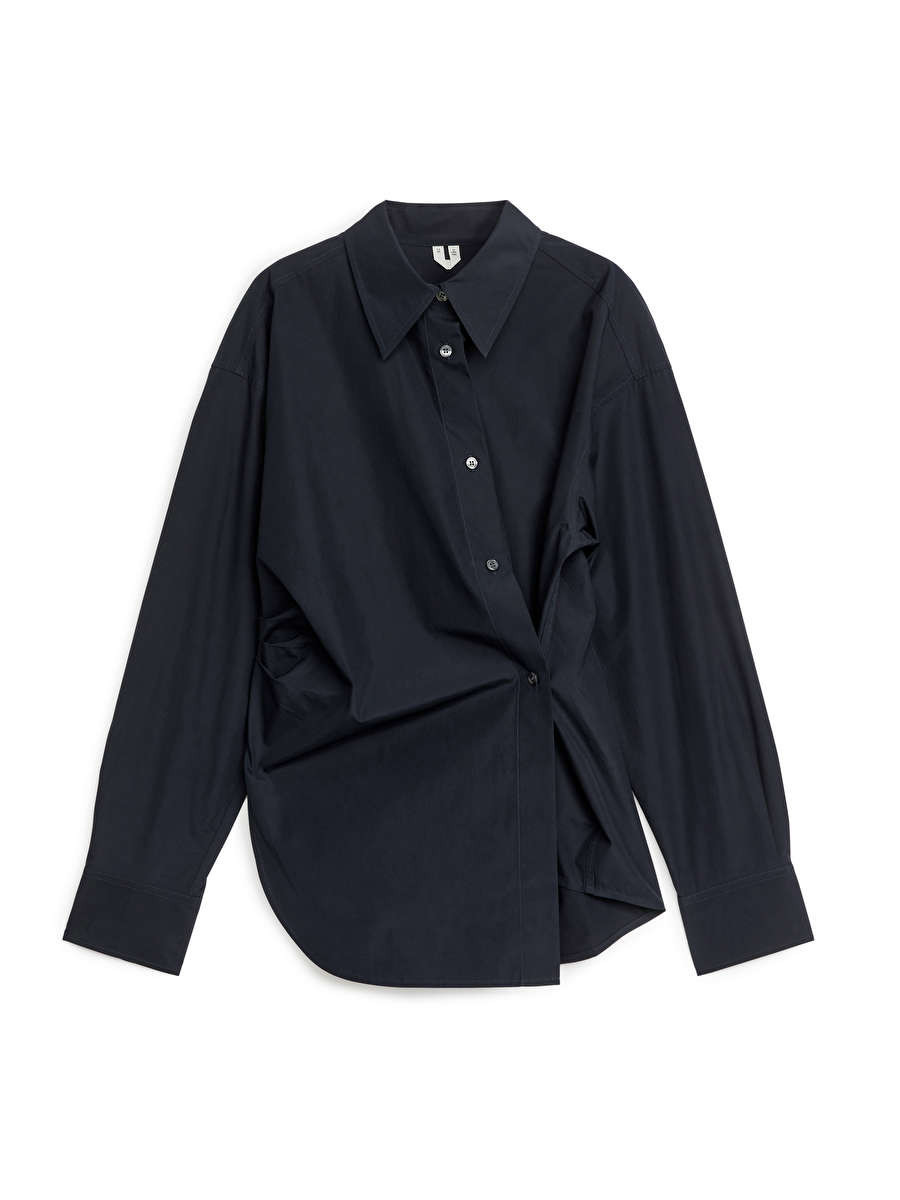 Asymmetric Wrap Shirt | ARKET (EU)