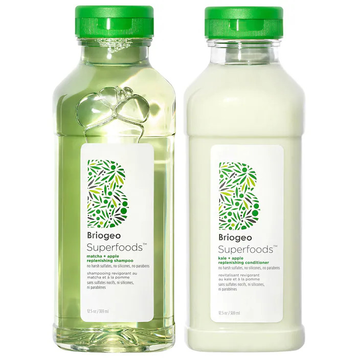 Superfoods Apple, Matcha + Kale Replenishing Shampoo + Conditioner Duo | Sephora (US)