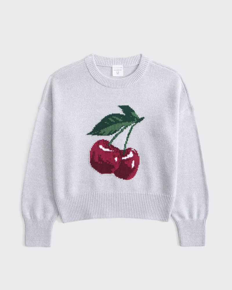 graphic crew sweater | Abercrombie & Fitch (US)