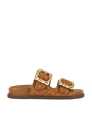 Schutz Enola Sporty Sandal in Miele from Revolve.com | Revolve Clothing (Global)