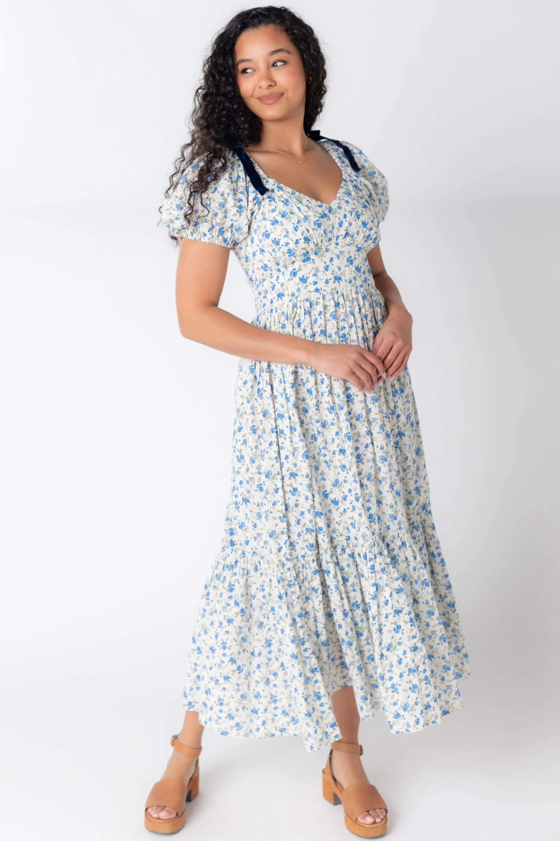 Citrus Swiss Dobby Bow Dress | Called To Surf