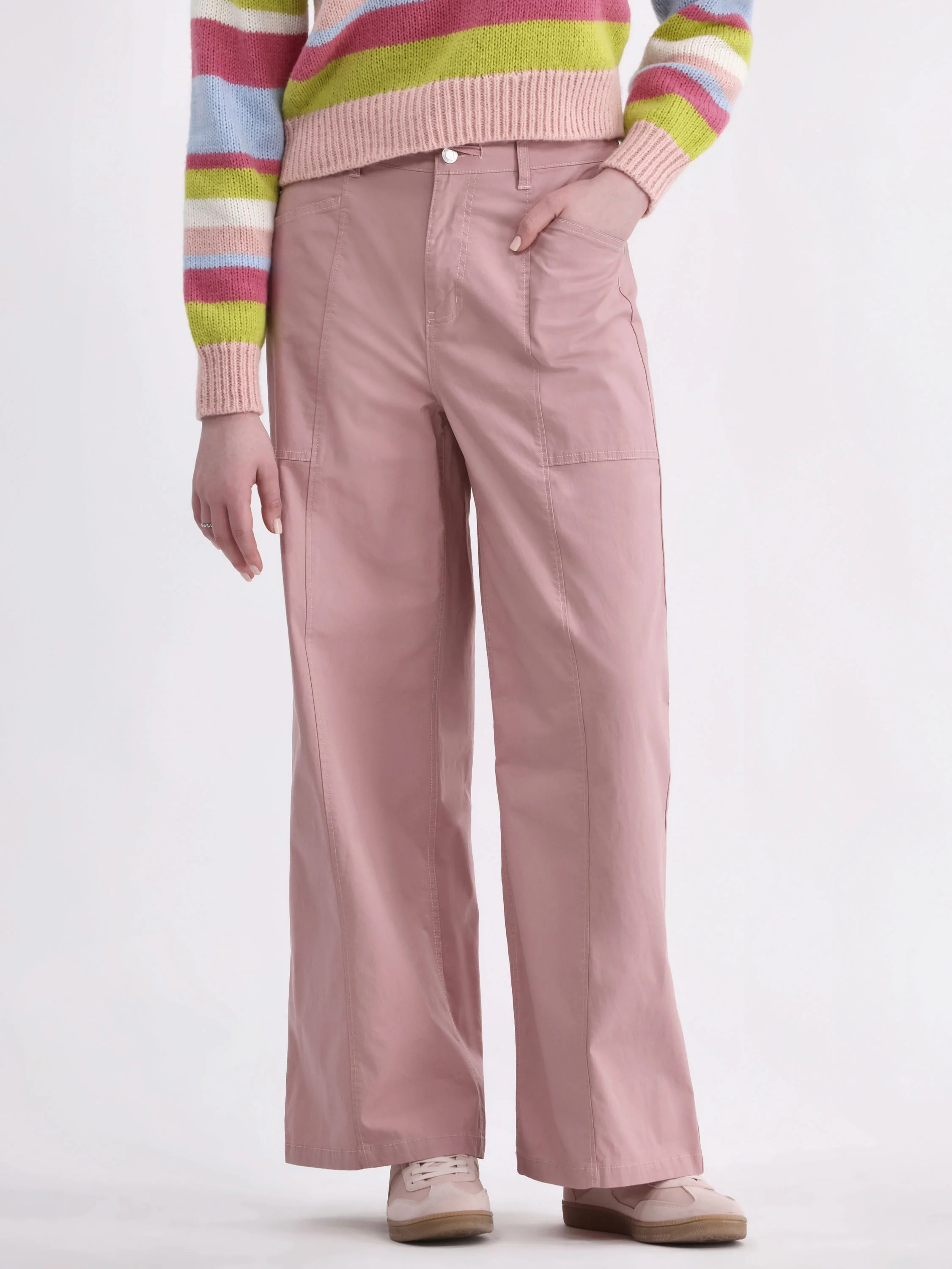 No Boundaries Wide Leg Drawstring Pants, 31” Inseam, Women’s and Women’s Plus | Walmart (US)