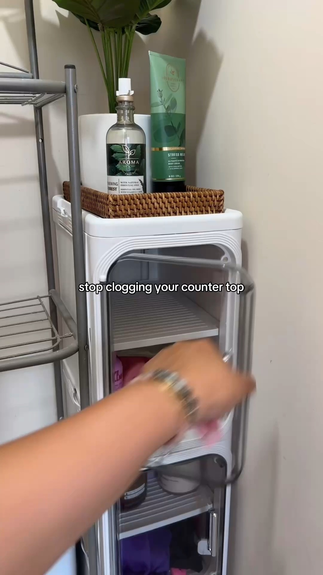 My bathroom counters were starting to look like a mini Ulta 😭 This slim 4-tier cabinet cleared the clutter FAST and keeps all my skincare organized without taking up a ton of space. Perfect for moms who are tired of products everywhere but still want easy access 🙌 Shop through my bio under “Shop My Posts.”

#LTKselfcare #LTKHome #LTKSaleAlert