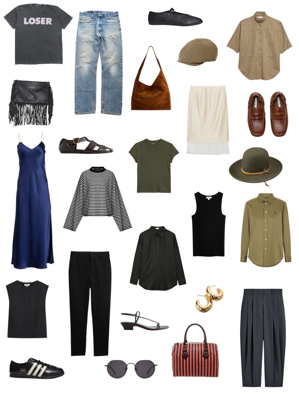 The modern Beatnik capsule. 

You can read the reason for this series and more about it, along with outfit examples on my blog.

#LTKcanada #LTKsummer #LTKstyletip