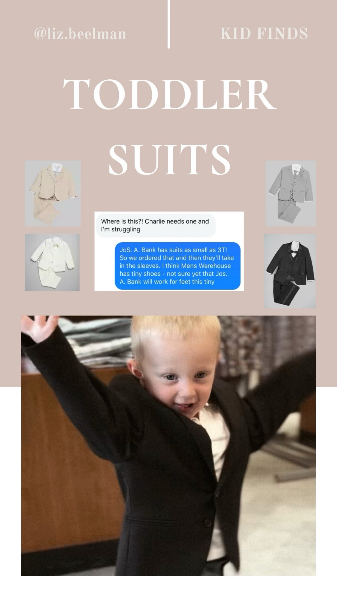 Toddler boy suit / tuxedo - wedding

#LTKBaby #LTKWedding #LTKKids