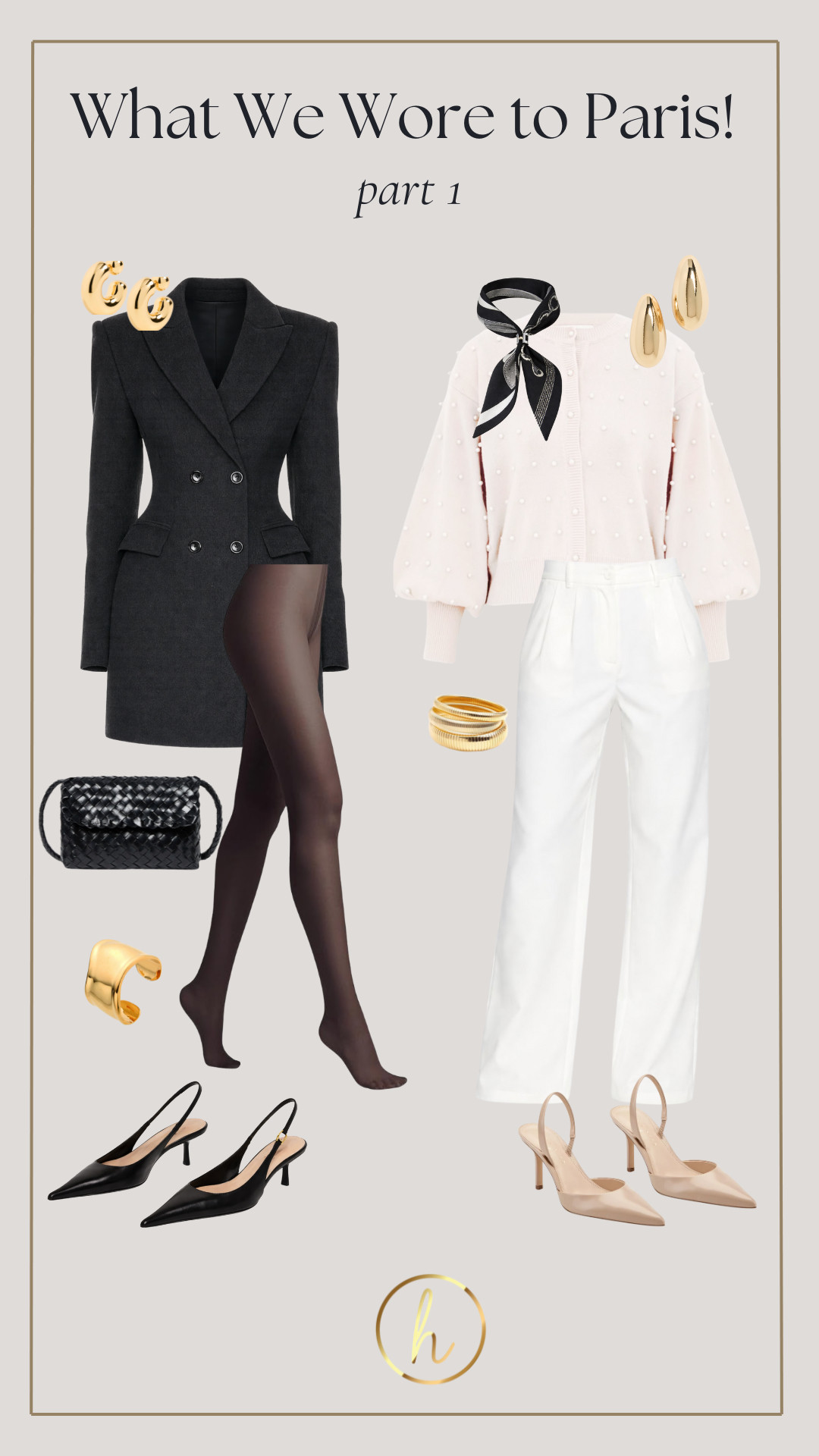 What we wore to Paris part 1 🇫🇷✨
Classic pieces, neutral tones, and eye-catching accessories. Shop these looks!!

#LTK #LTKFinds #LTKStyle #LTKTravel #LTKFashion #ParisOutfits #ParisFashion 

 