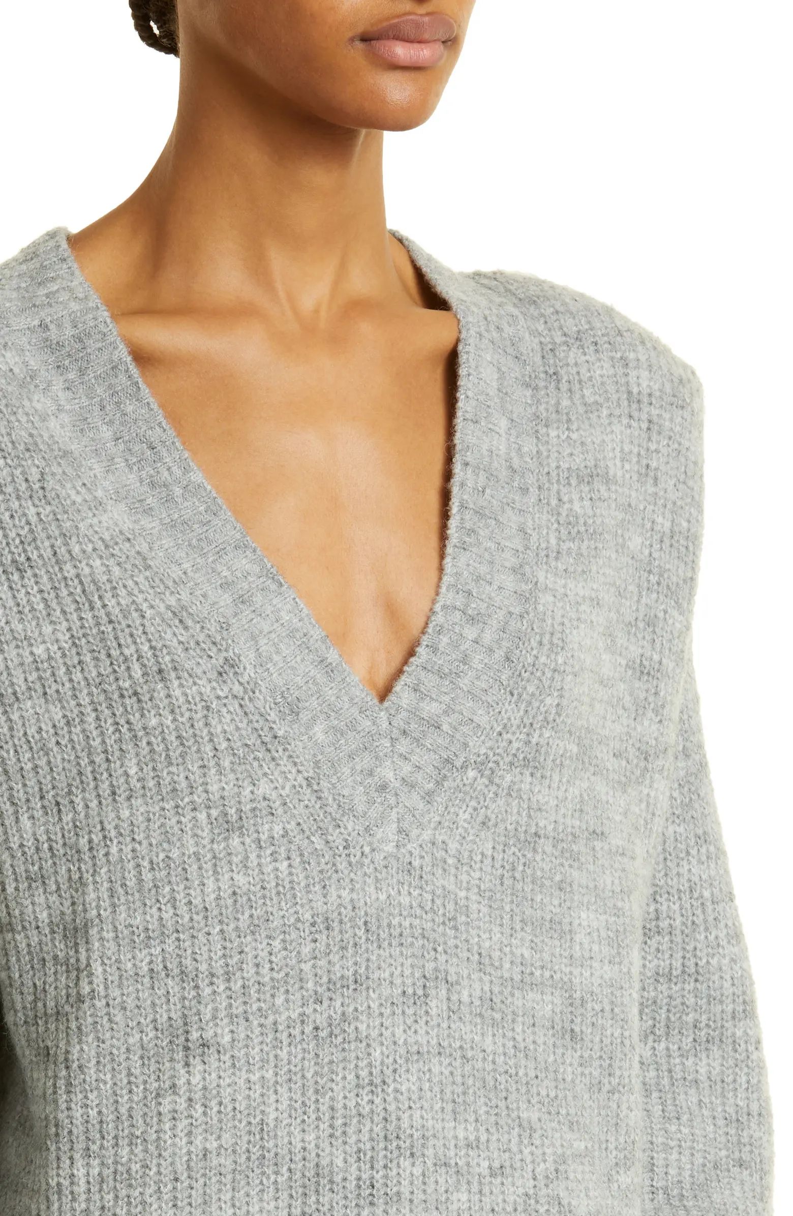 Camille V-Neck Cotton Sweater | Nordstrom
