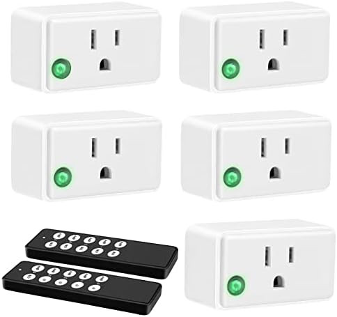 Sonsonai Wireless Remote Control Outlet Plug, Remote Light Switch Kit for Lights, Fans, Small App... | Amazon (US)